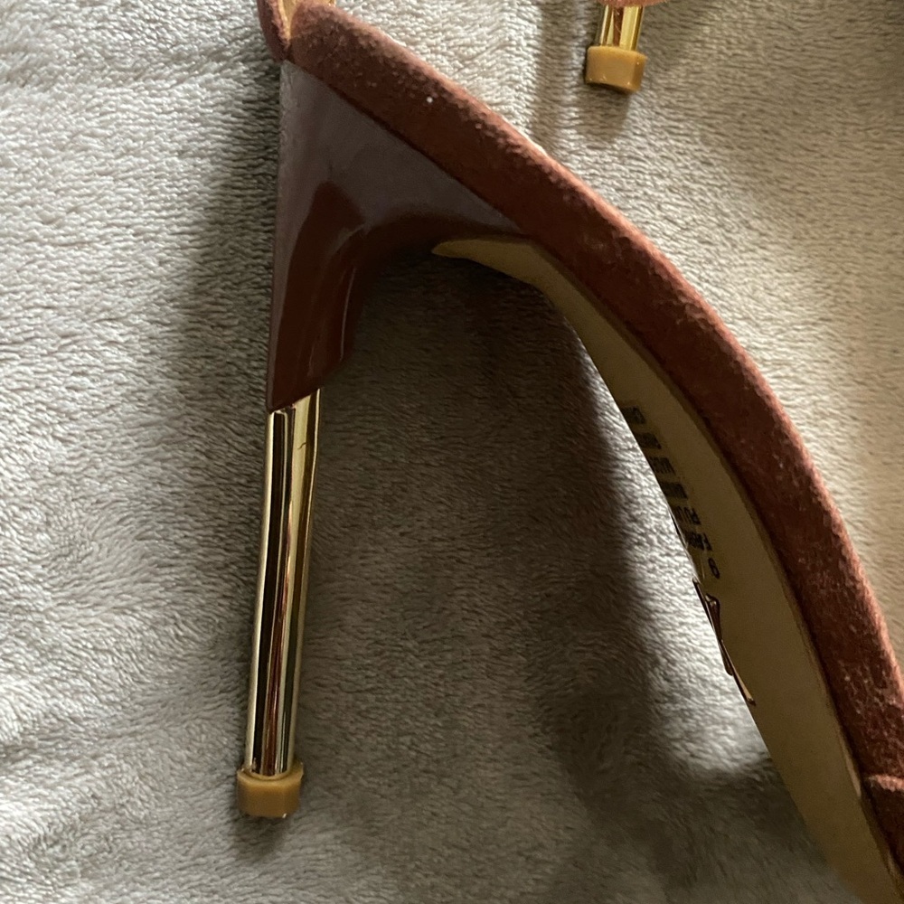 Express Elegant Brown Strappy Heels new size 9 - Picture 6 of 11